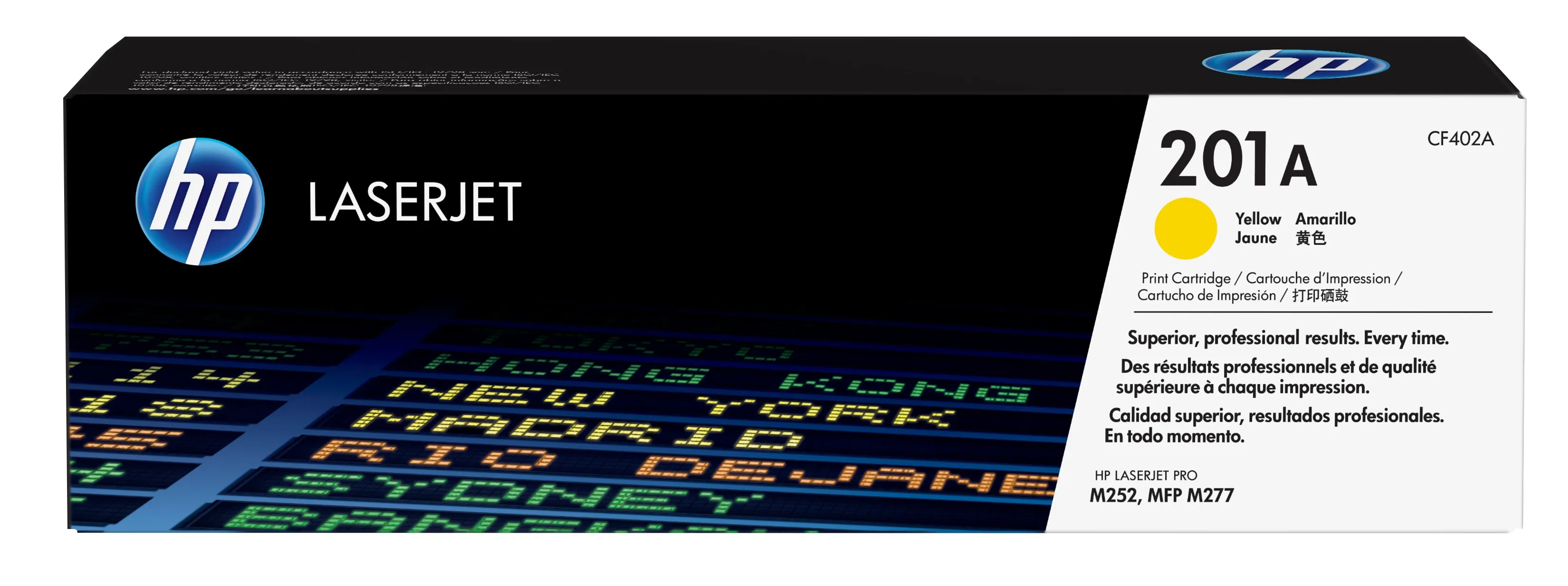 HP 201A toner cartridge, Yellow