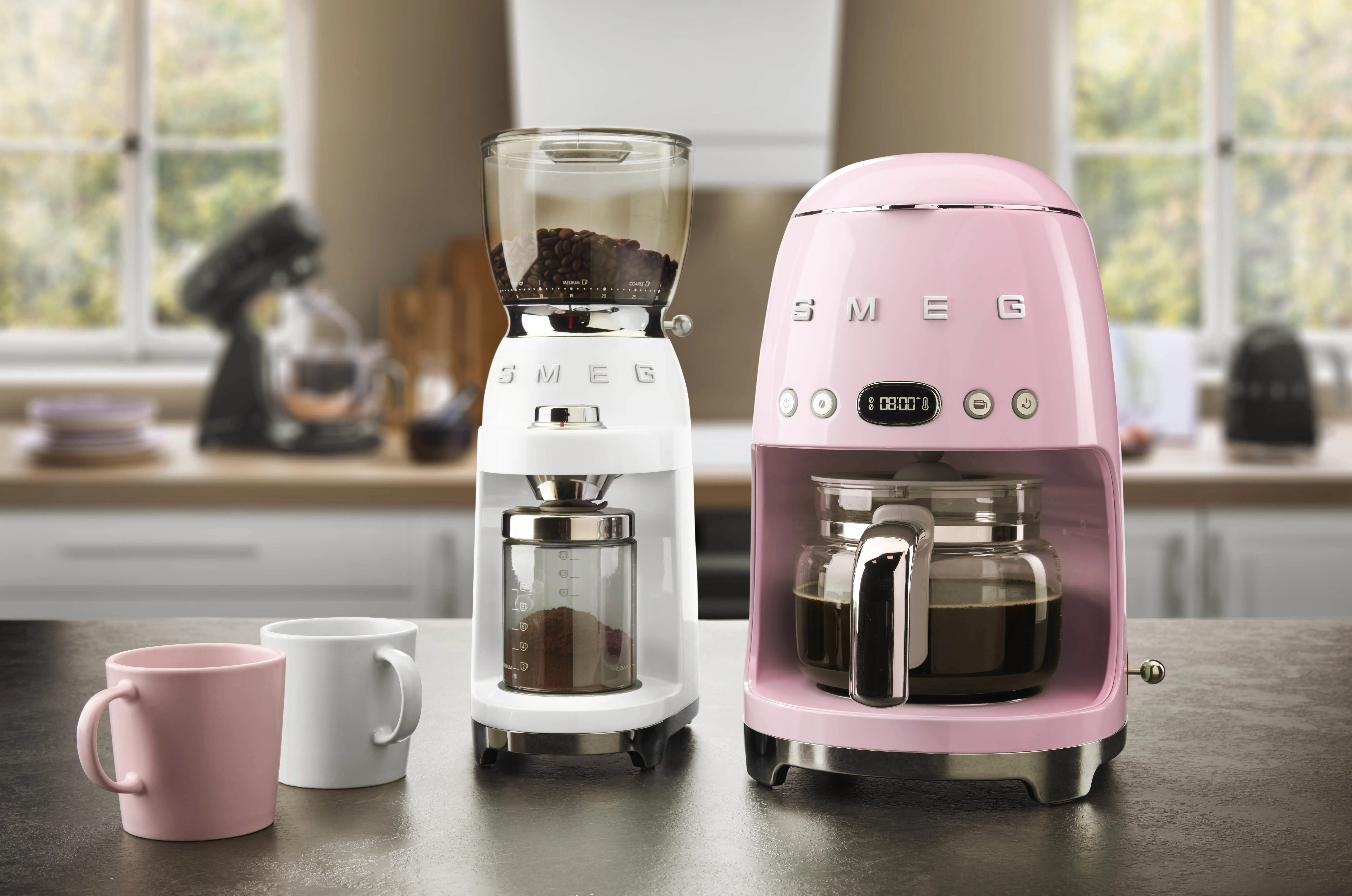 Smeg 50's Style - kaffekvarn, Vit