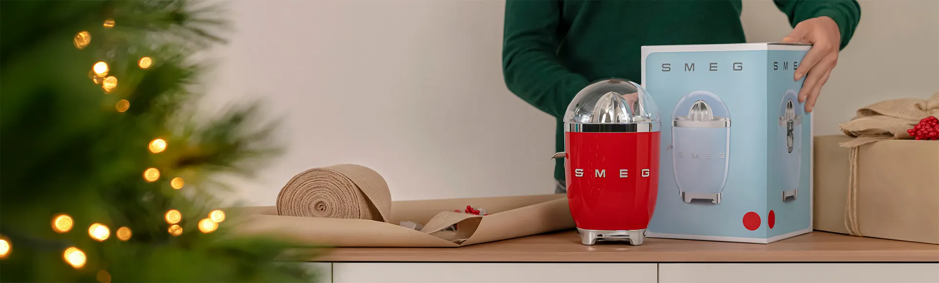 Smeg 50's Style - Citrus Squeezer Red