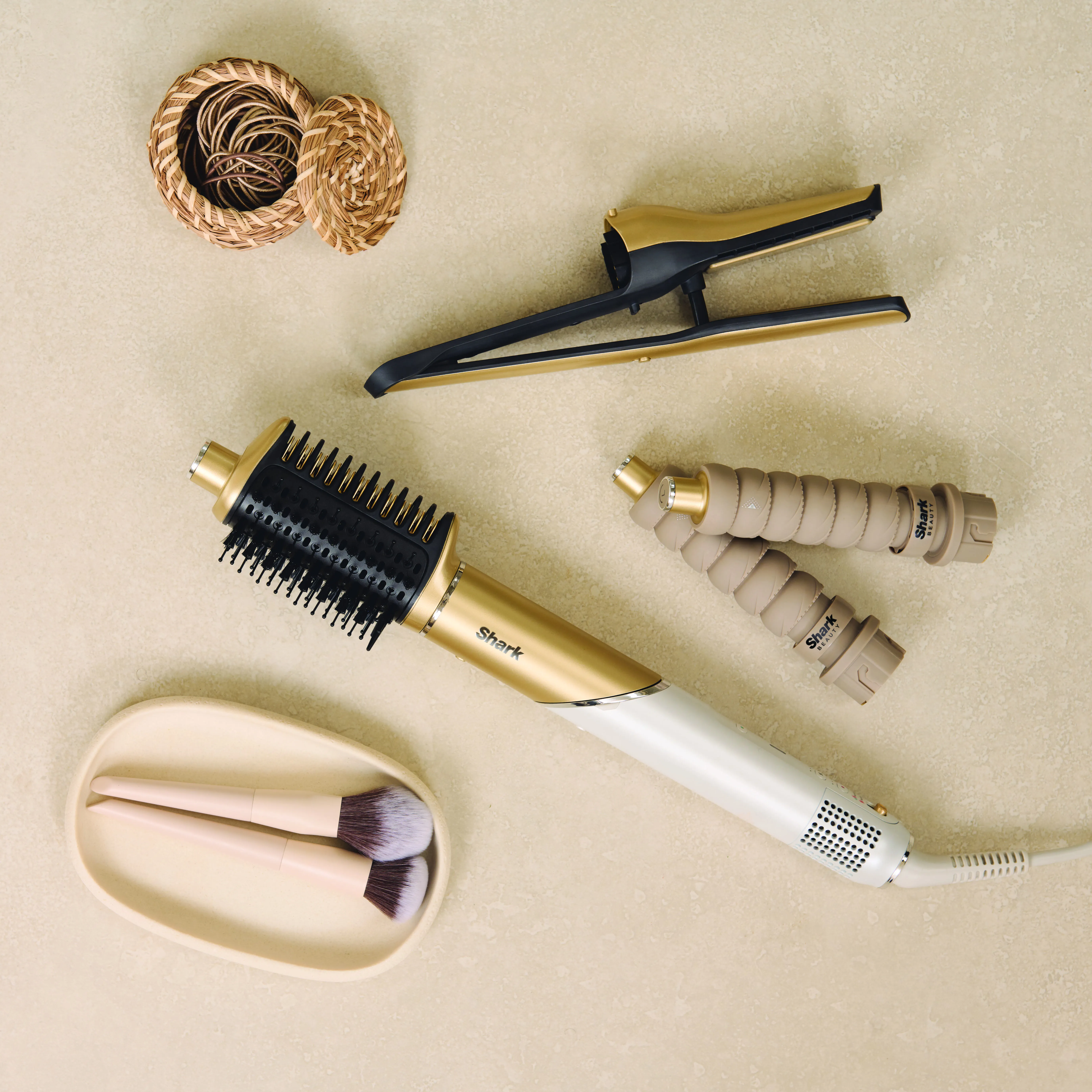 SHARK Glam HD6041SEU 4-in-1 Multi-styler, Gold