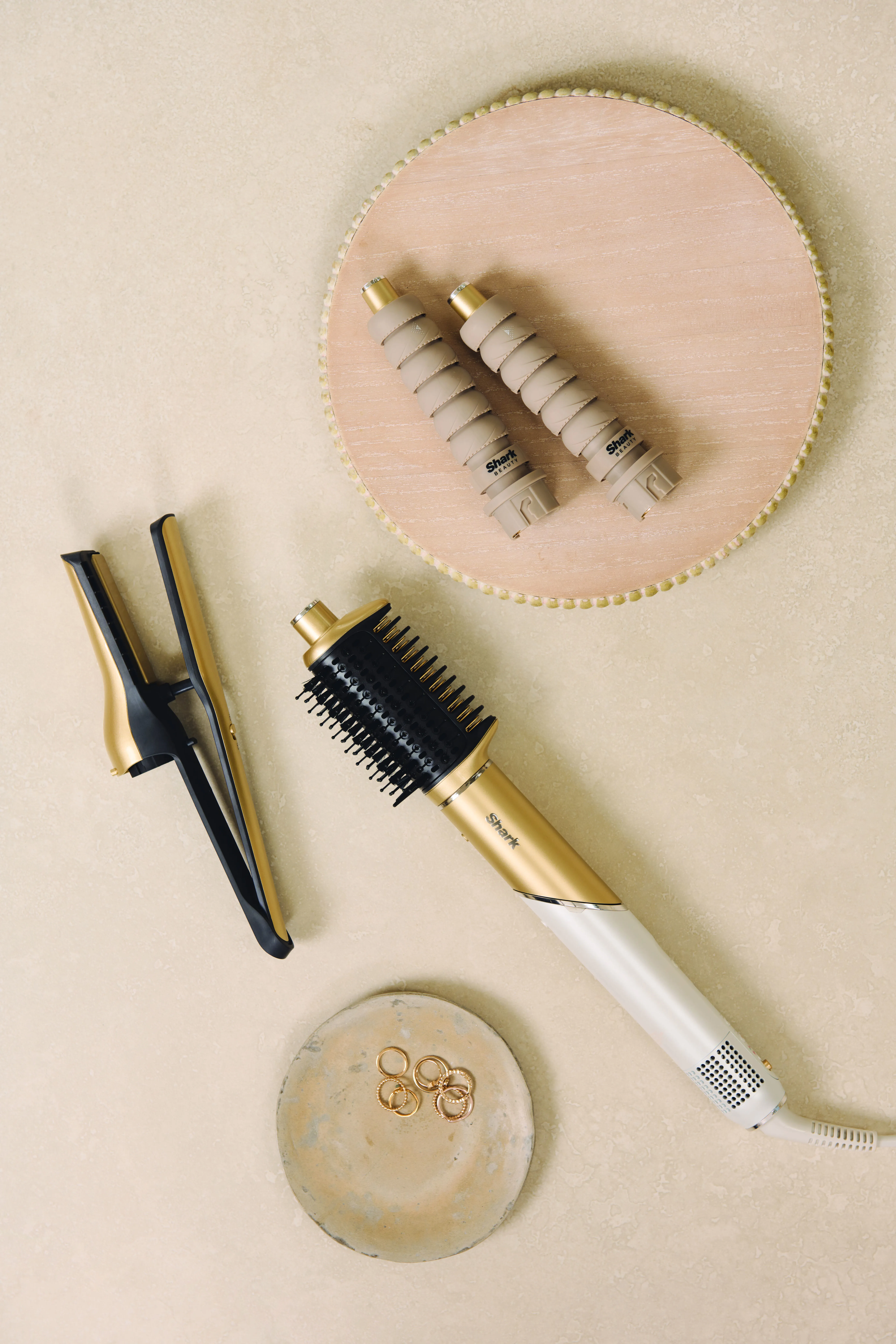 SHARK Glam HD6041SEU 4-in-1 Multi-styler, Gold