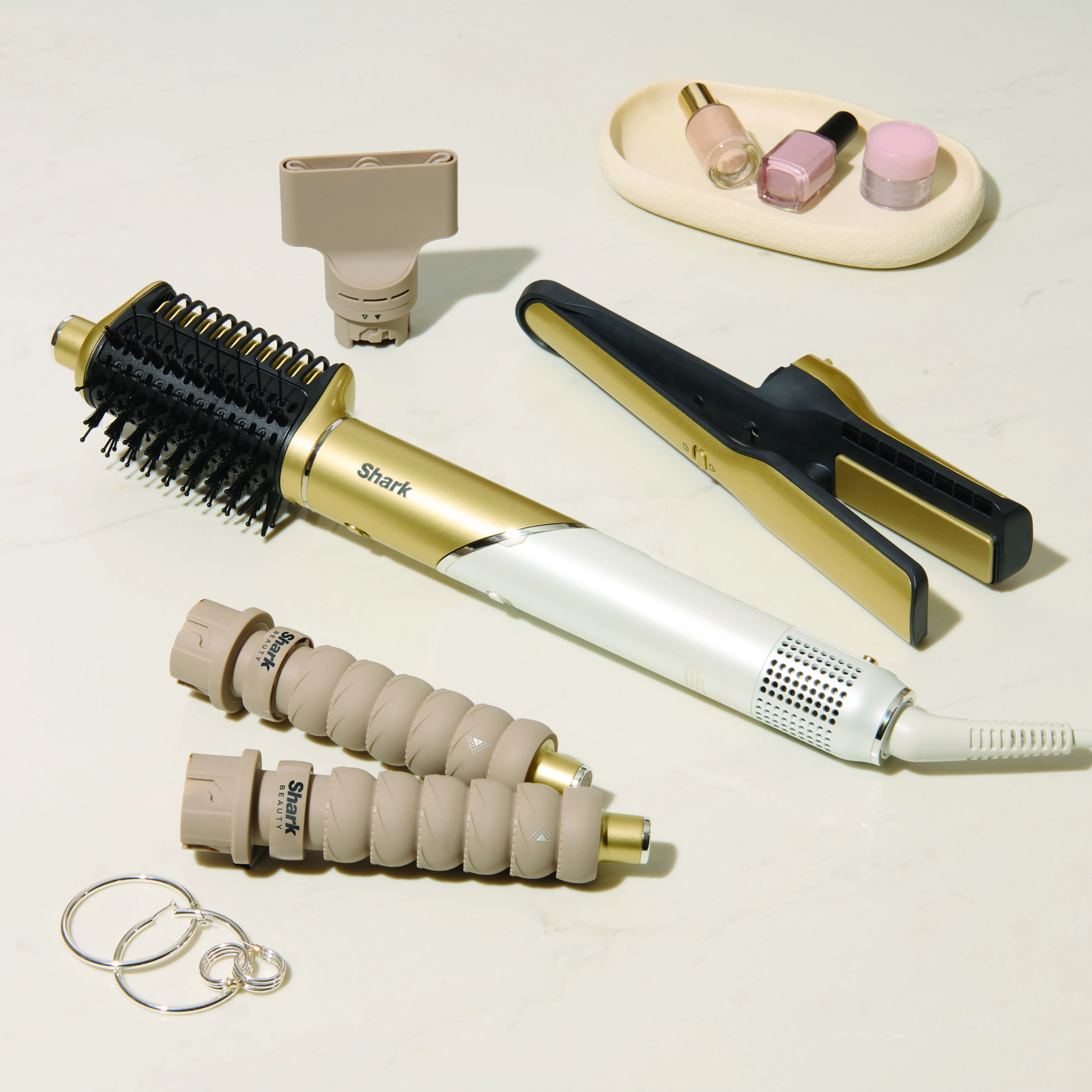 SHARK Glam HD6041SEU 4-in-1 Multi-styler, Gold