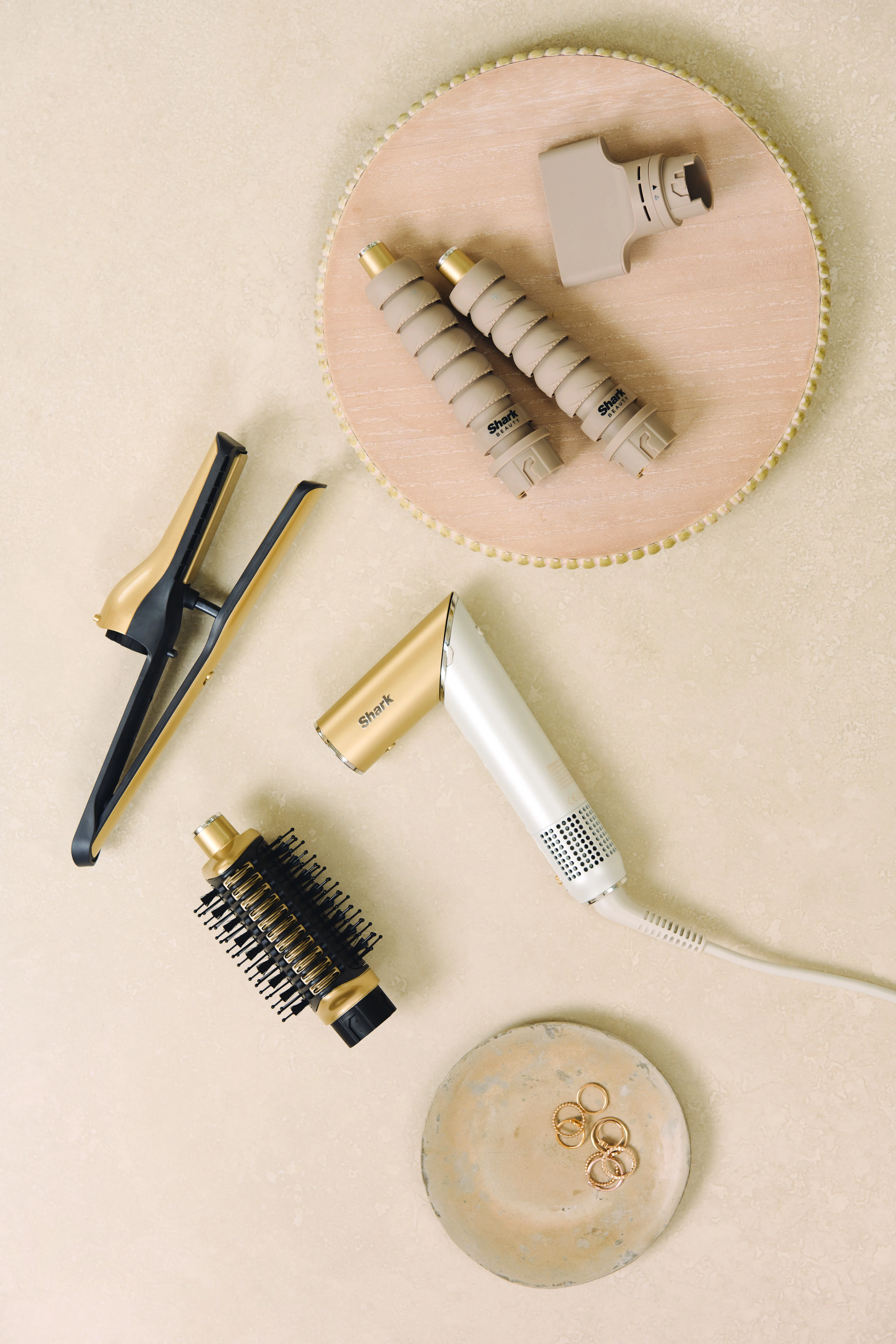 SHARK Glam HD6041SEU 4-in-1 Multi-styler, Gold