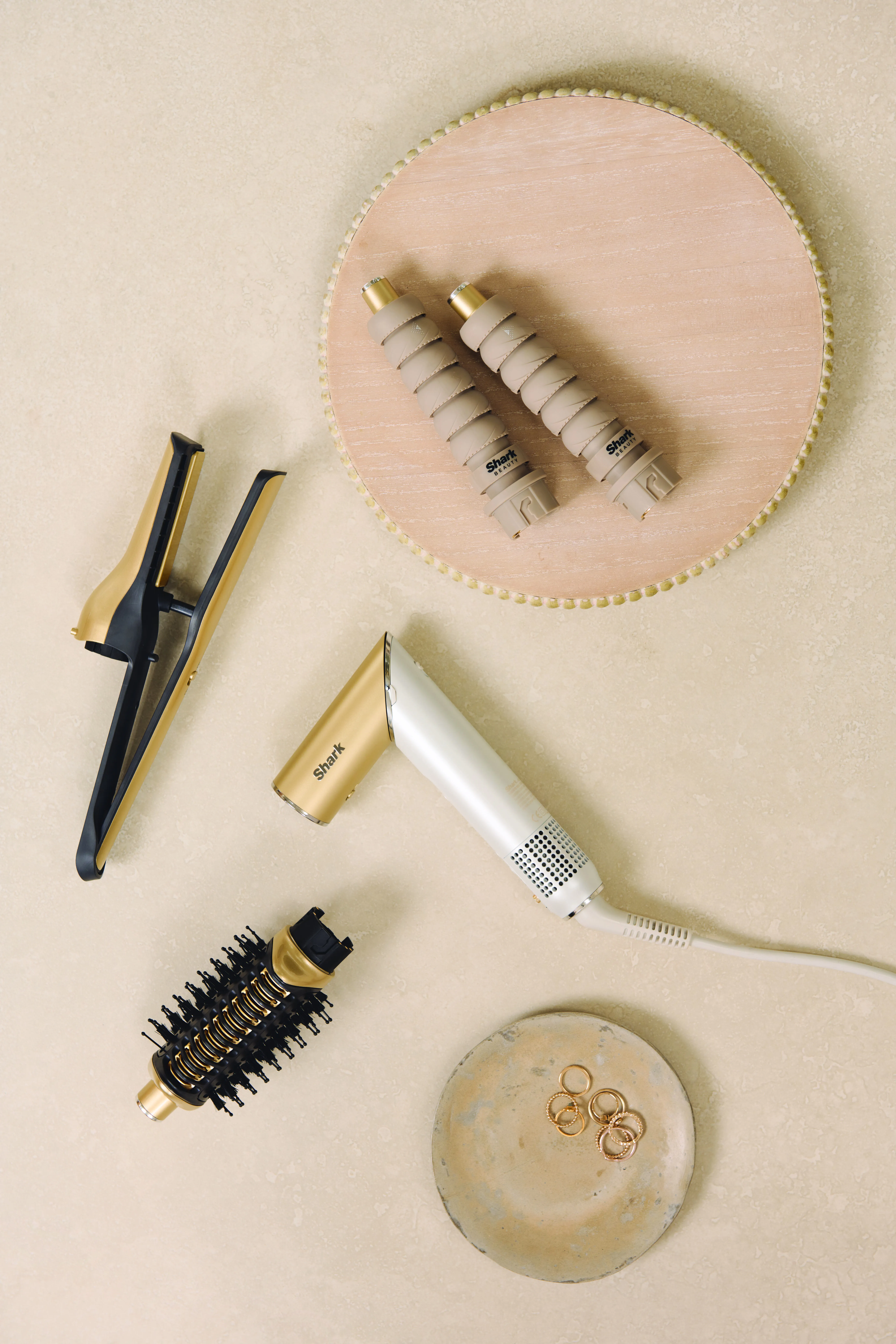 SHARK Glam HD6041SEU 4-in-1 Multi-styler, Gold