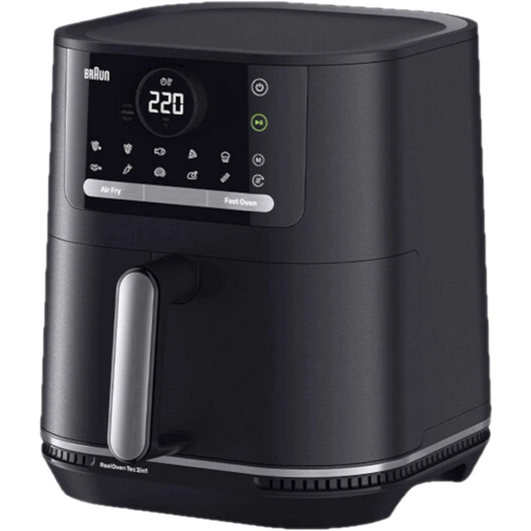 Braun MultiFry 5 HF5050, 6L, 1.6 kg, 2000W, air fryer, Black