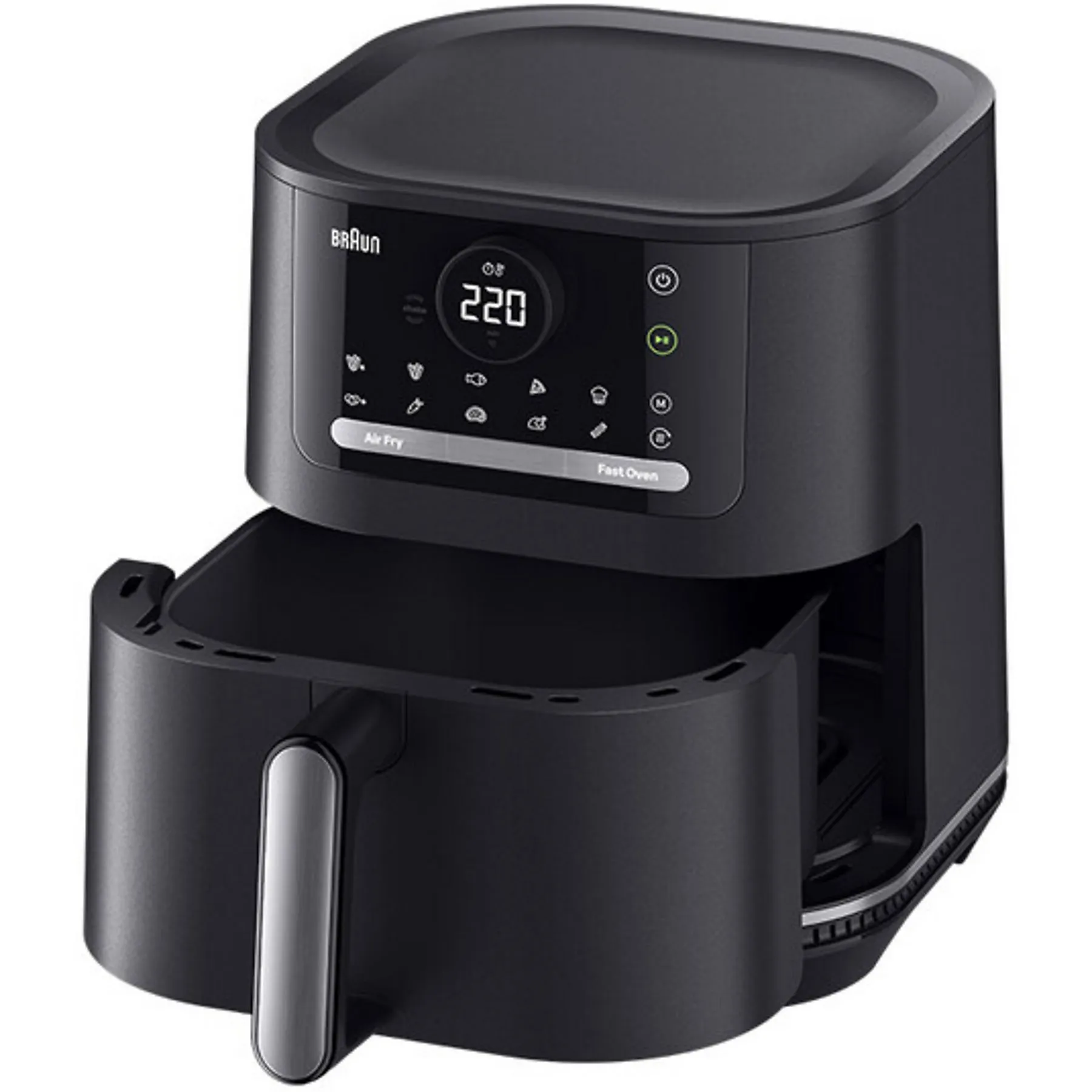 Braun MultiFry 5 HF5050, 6L, 1.6 kg, 2000W, air fryer, Black