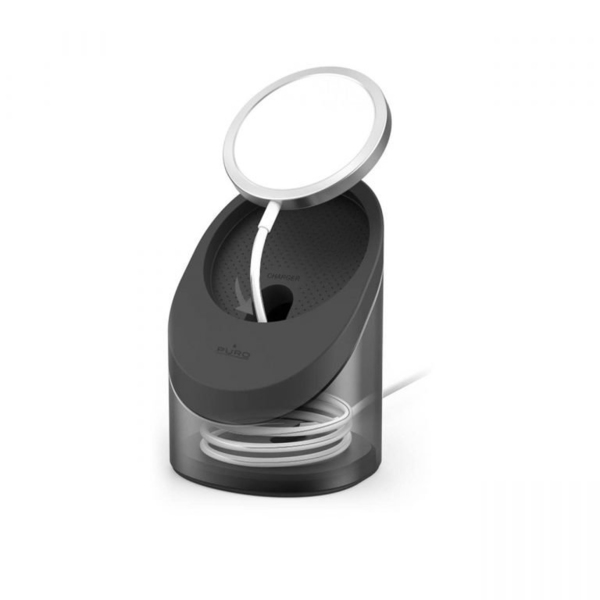 Puro MagSafe Desktop Stand for MagSafe Charger, Black