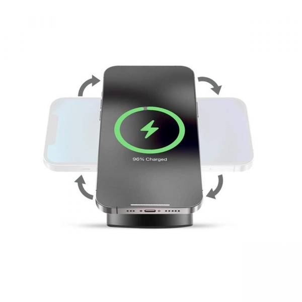 Puro MagSafe Desktop Stand for MagSafe Charger, Black