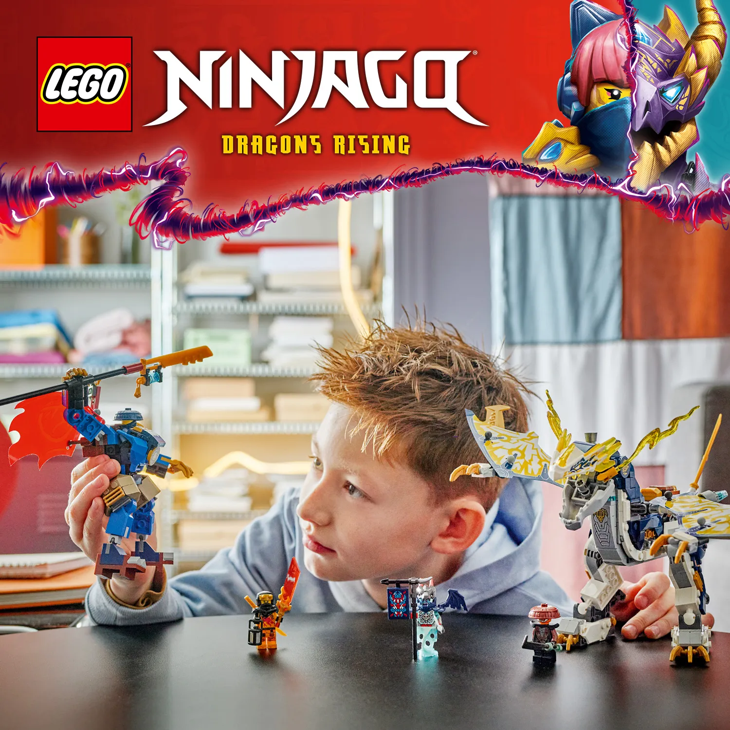LEGO NINJAGO Rogue's Mech Dragon Rider 71843