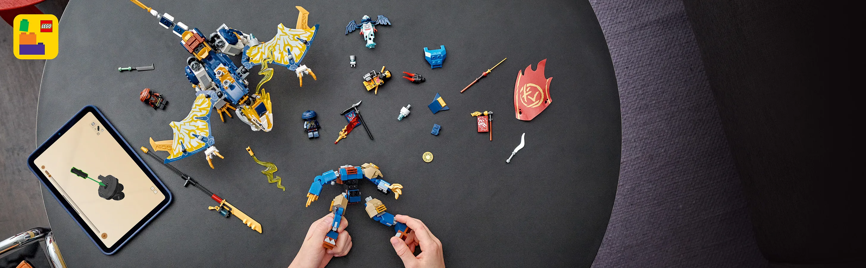 LEGO NINJAGO Rogue's Mech Dragon Rider 71843