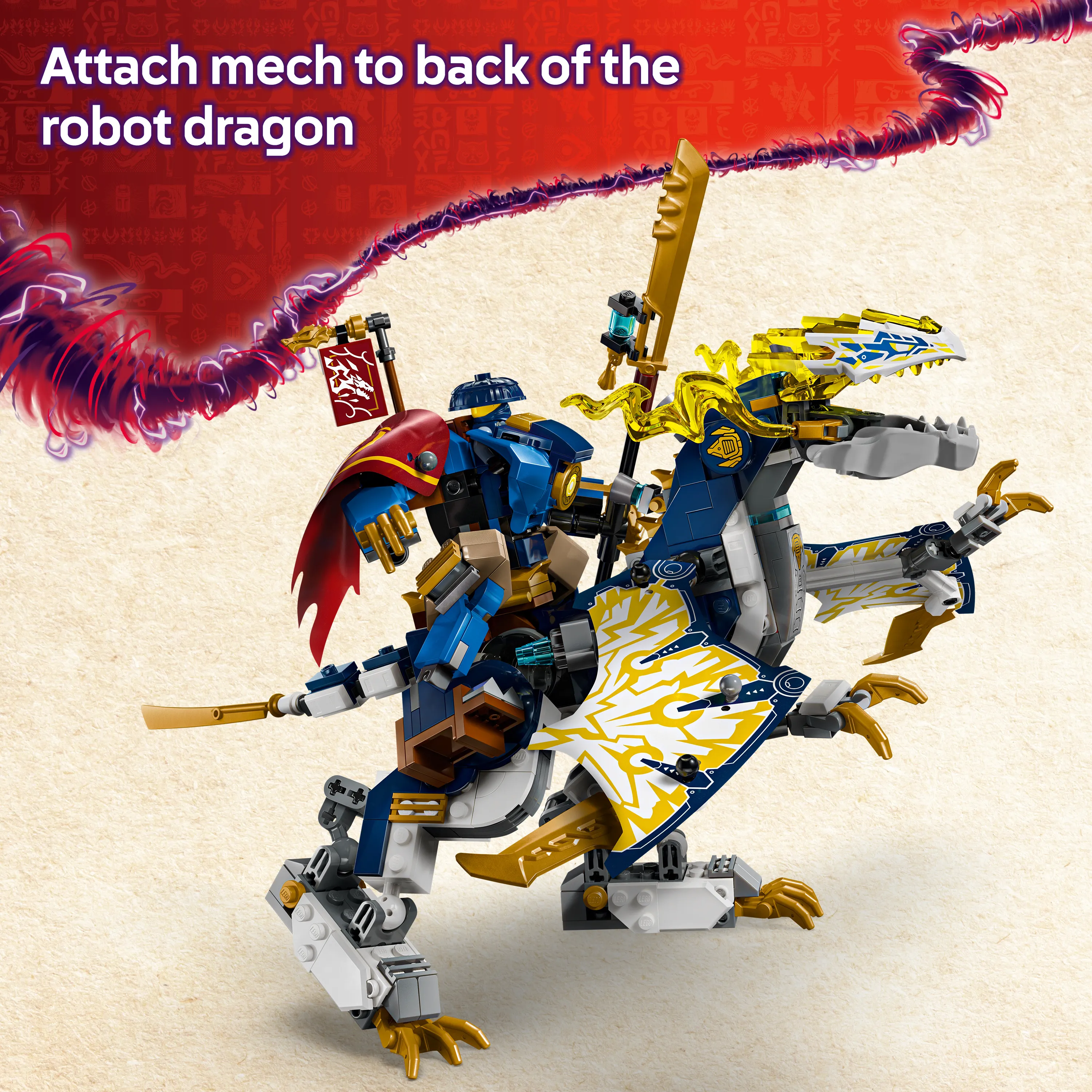 LEGO NINJAGO Rogue's Mech Dragon Rider 71843