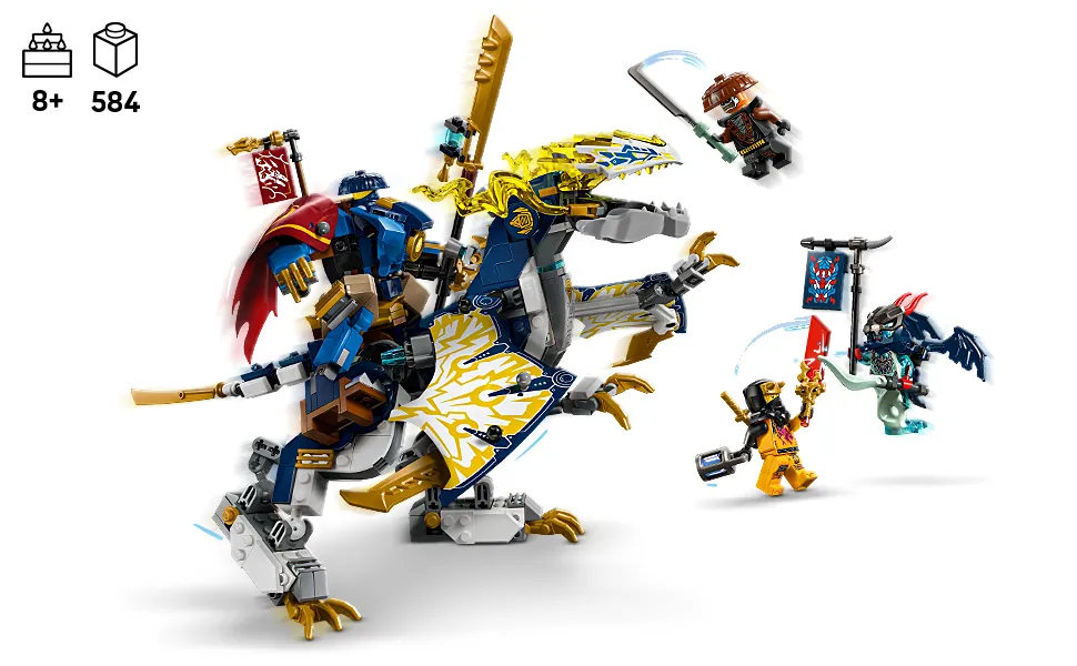 LEGO NINJAGO Rogue's Mech Dragon Rider 71843