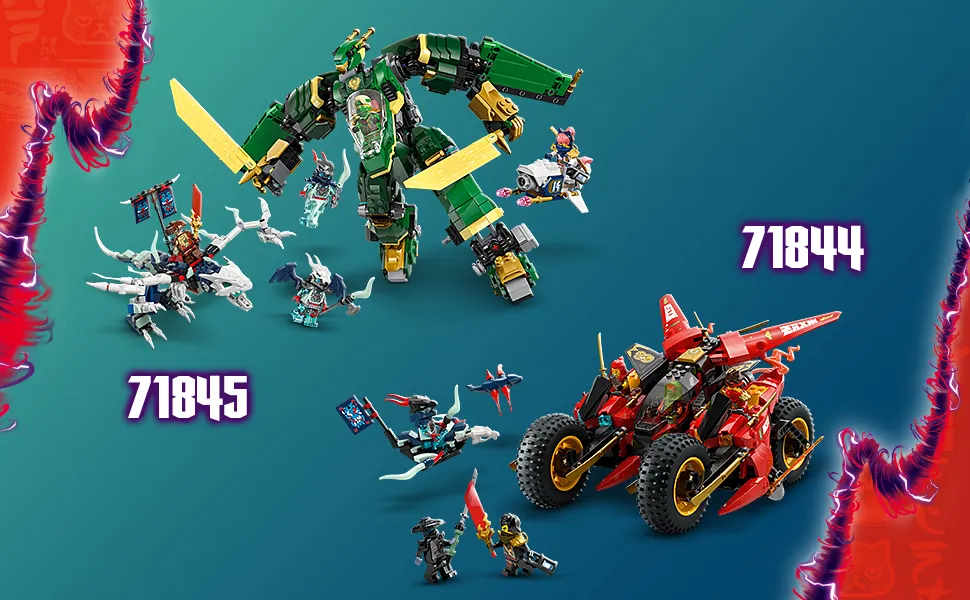 LEGO NINJAGO Rogue's Mech Dragon Rider 71843