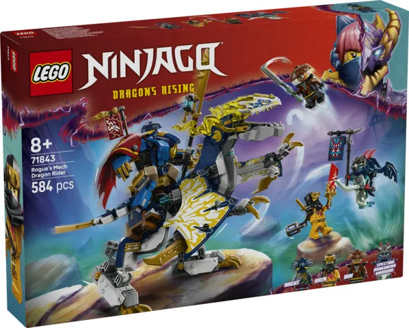 LEGO NINJAGO Rogue's Mech Dragon Rider 71843