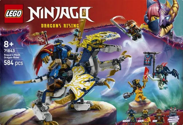 LEGO NINJAGO Rogue's Mech Dragon Rider 71843