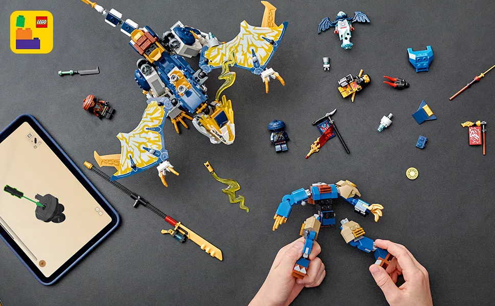 LEGO NINJAGO Rogue's Mech Dragon Rider 71843