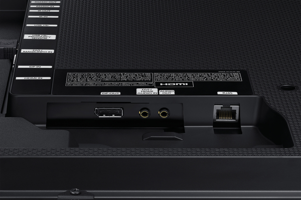 SAMSUNG ML32E 32inch Wide Mirror Display 300nits Speakers DVI HDMI DP 1.2 in/out RS232 RJ45 SSSP Gen.3 (8GB) WiFi SBB PC support