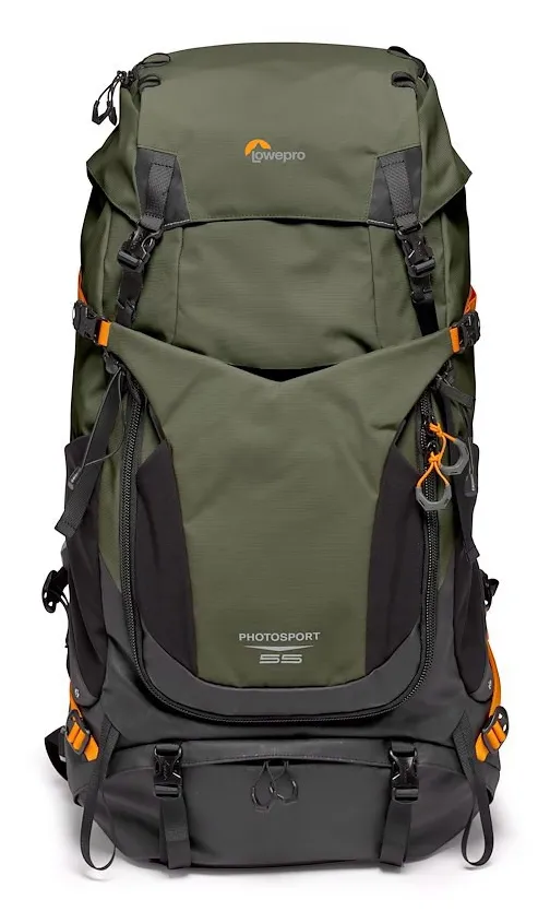 LOWEPRO Ryggs&auml;ck PhotoSport Pro 55L AW IV S-M M&ouml;rkgr&ouml;n