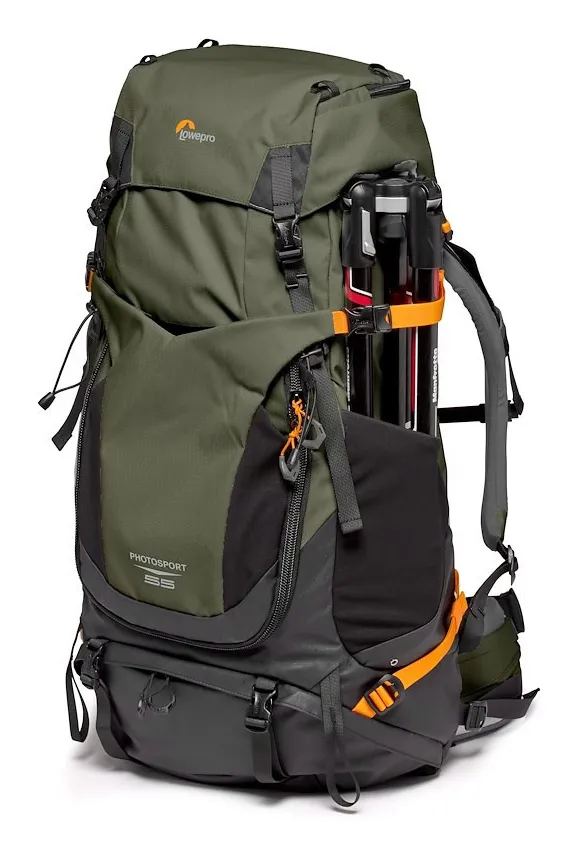 LOWEPRO Ryggs&auml;ck PhotoSport Pro 55L AW IV S-M M&ouml;rkgr&ouml;n