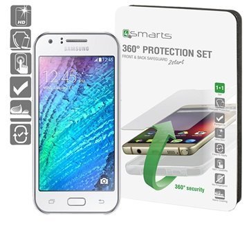 360&deg; Protection Set for Samsung Galaxy J1 clear