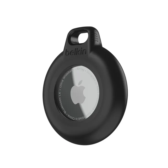 Belkin Secure Holder Airtag Waterproof Keyring, 4 Pack, Blac