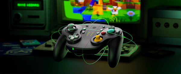 NYXI Wizard 2 - Nintendo Switch GameCube Style Joy-Pad - wireless gaming controller, Black
