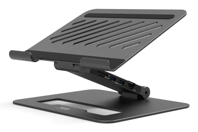 Port Designs Adjustable, Dock Type-C 2X - bärbar dator stativ