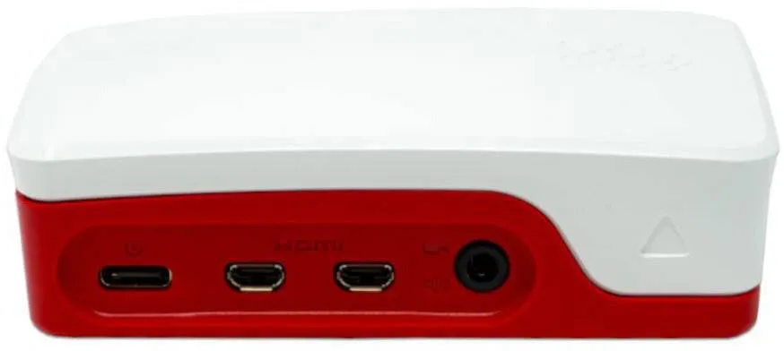 Raspberry Pi 4 Case, red/white