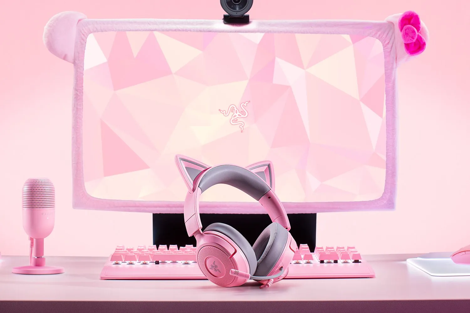 Razer Kraken Kitty V3 X Gaming Headset, Quartz