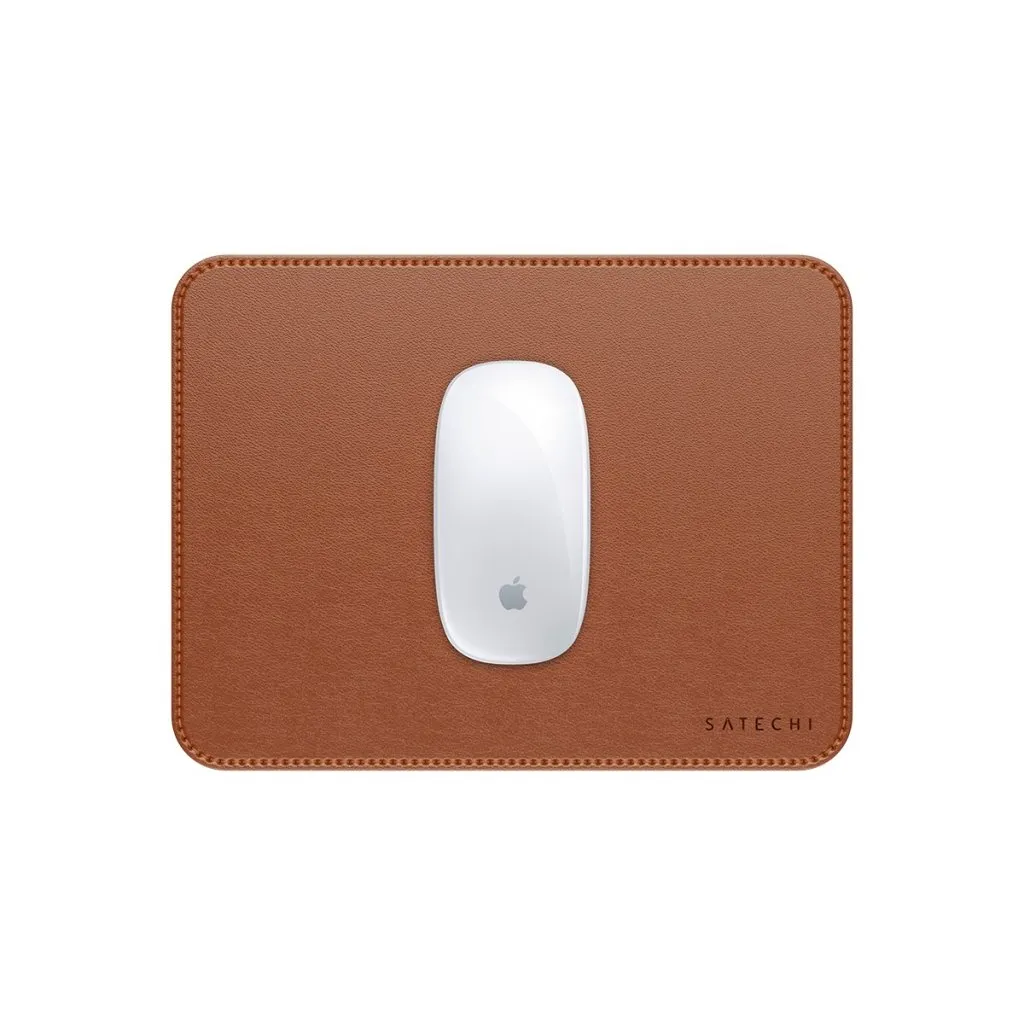 Satechi Vegan-Leather Premium - mousepad, brown, 249x190mm