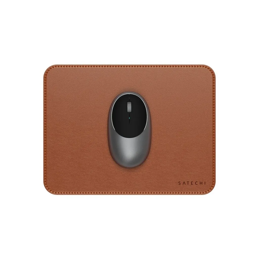 Satechi Vegan-Leather Premium - mousepad, brown, 249x190mm
