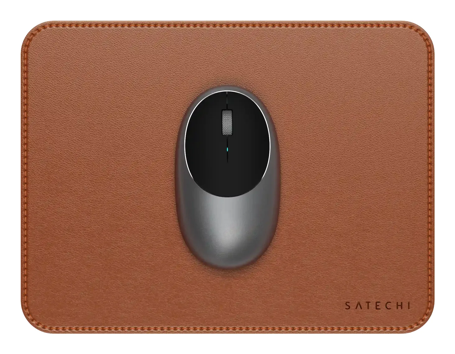 Satechi Vegan-Leather Premium Mousepad, 249x190 mm, Brown