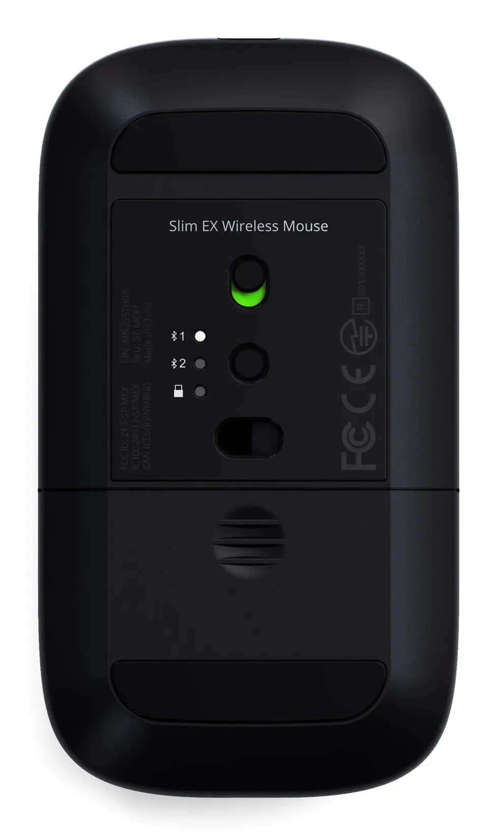 Satechi Slim EX Wireless Ergonomic Mouse, Space Black