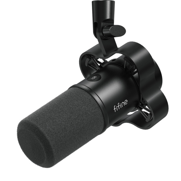 FIFINE Tank 2, USB-C/XLR, dynaaminen -mikrofoni, musta