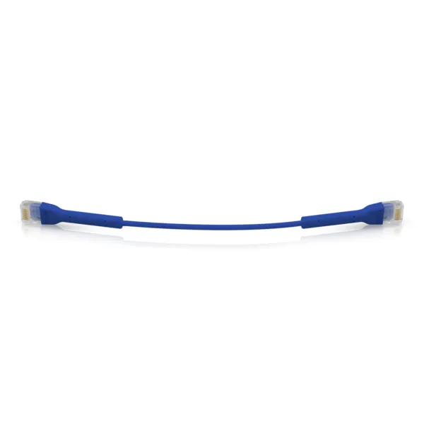 Ubiquiti UniFi Ethernet Patch Cable Bendable booted RJ45 0.1m Blue 50-pack