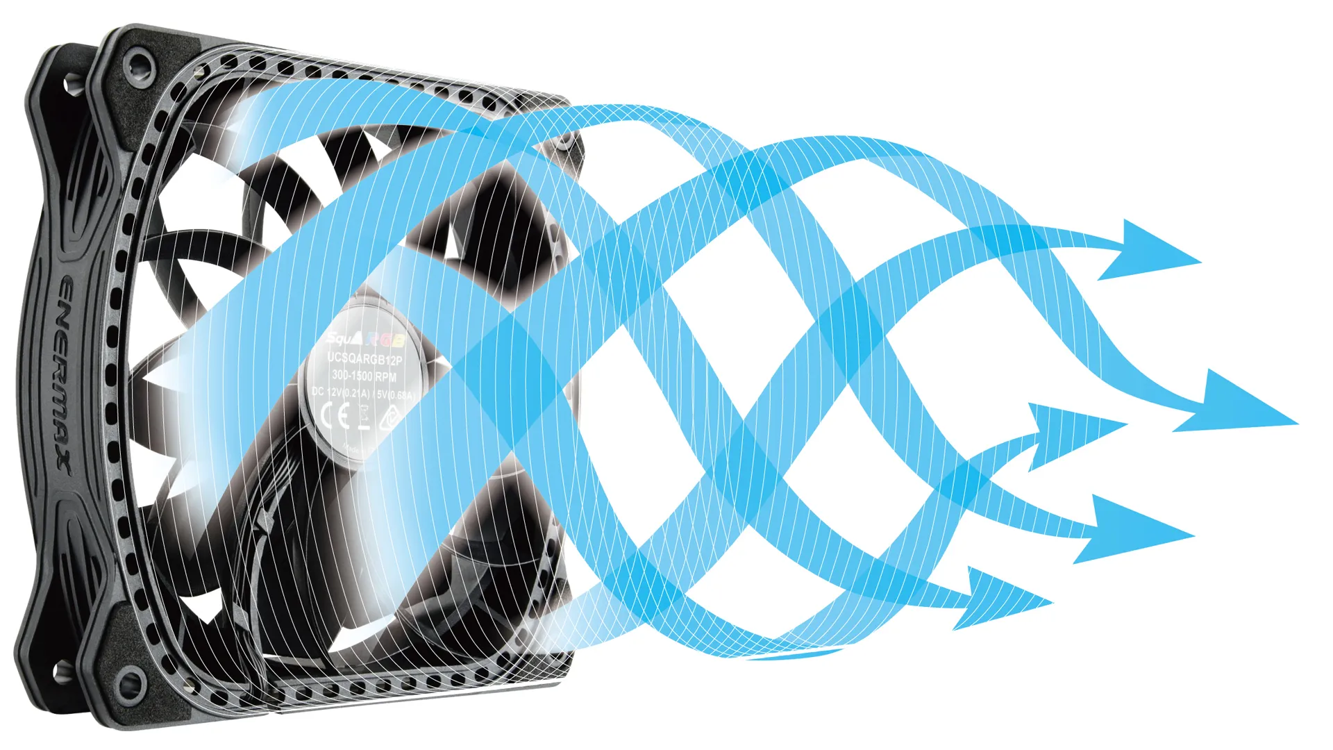 Enermax SquA RGB 3 Fan Pack 120x120