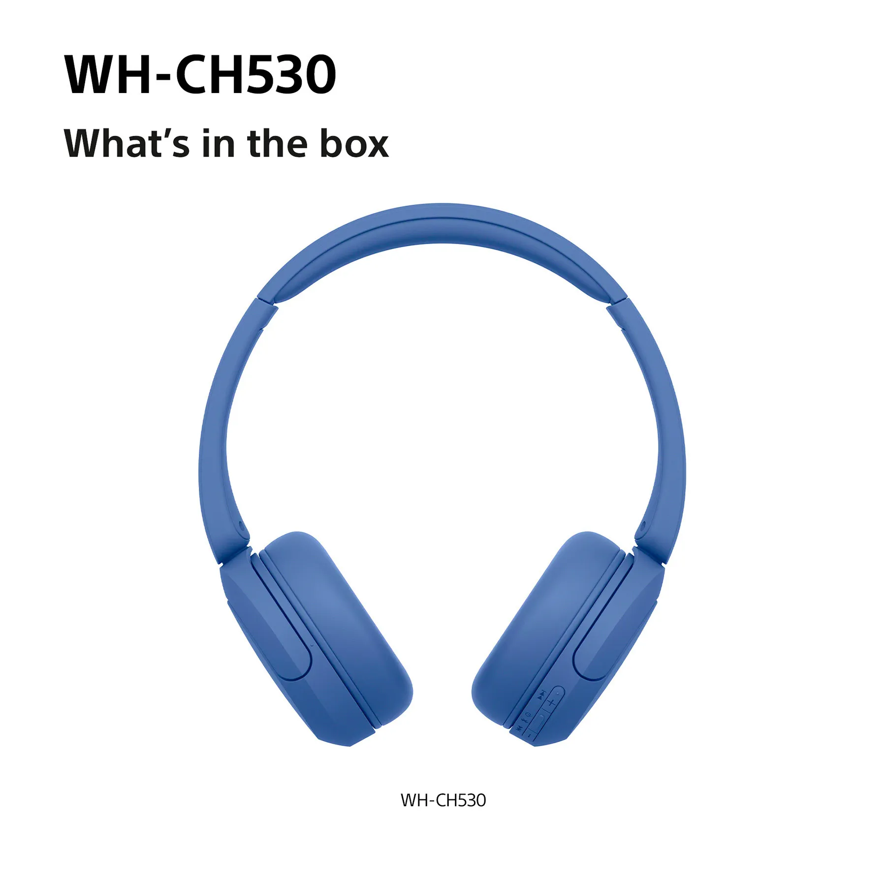Sony WH-CH530 -langattomat kuulokkeet, sininen