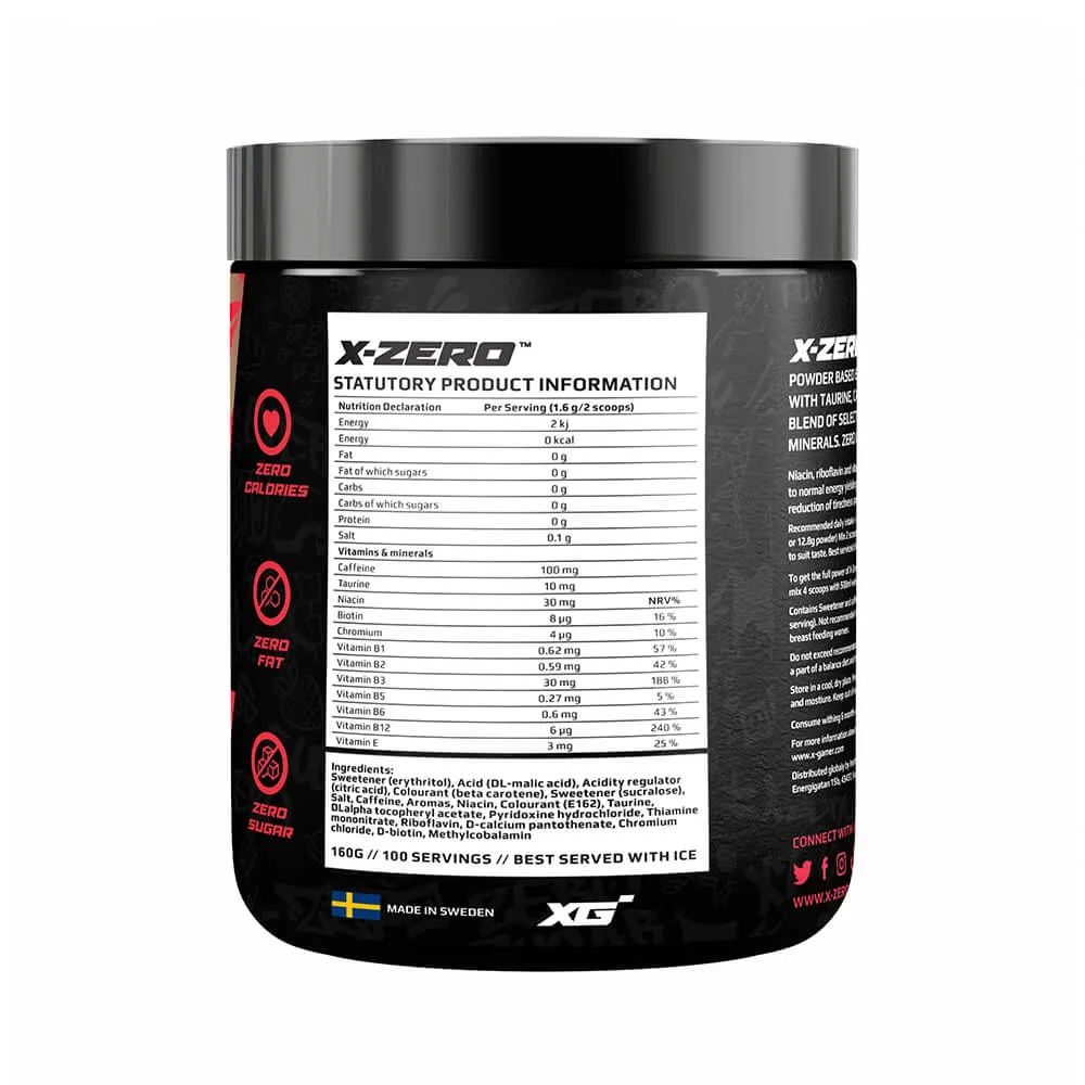 X-Gamer  X-Zero 160 Gram Raspberry Mojito