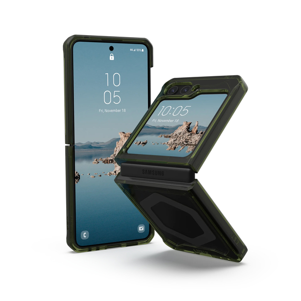UAG Plyo Pro, Galaxy Z Flip5 -suojakuori, Olive/Space Grey