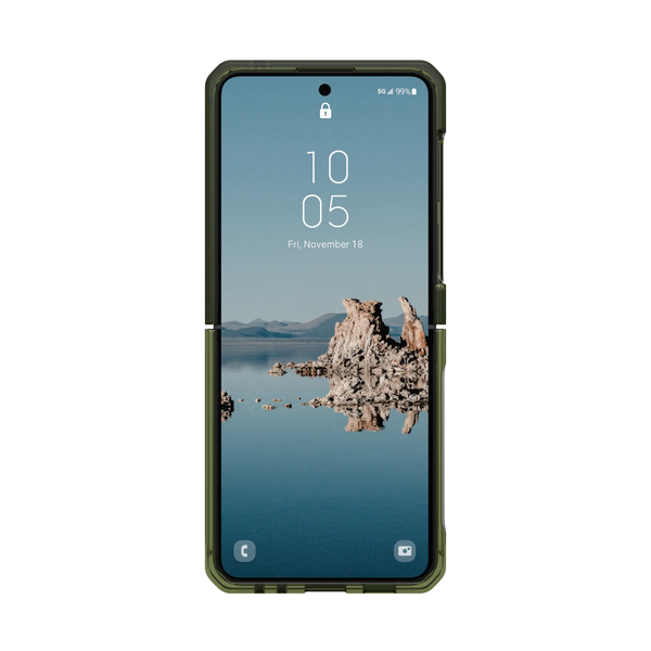 UAG Plyo Pro, Galaxy Z Flip5 -suojakuori, Olive/Space Grey