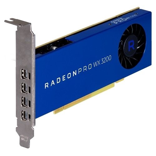 Radeon Pro WX 3200, 4GB, DP. 2 mDP (Customer KIT)