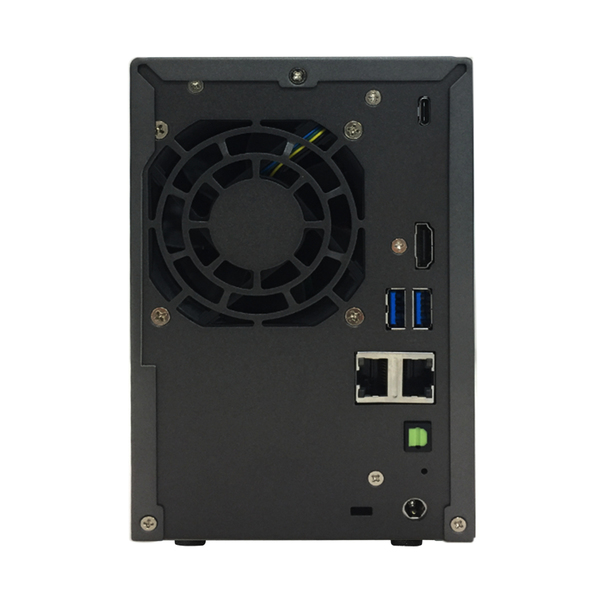 ASUSTOR AS6302T 2-Bay NAS Celeron Dual-Core 2GB SO-DIMM DDR3L GbE x 2 USB 3.0 TypeAx3&amp;USB 3.0 Type C x1 WoW Sleep Mode AES-NI
