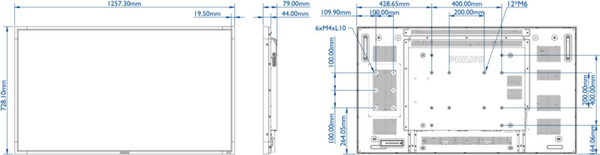Philips BDL5556ET - 55" Luokka (54.6" katseltava) LED-n&auml;ytt&ouml; - digital signage - 1080p (Full HD) - reunavalaistus