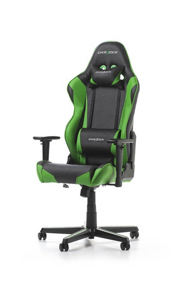 DXRacer Racing - Spelstol - Gr&ouml;n Svart