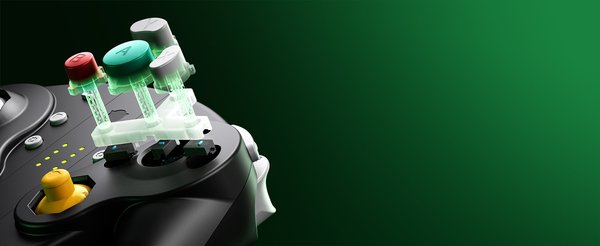 NYXI Wizard 2 - Nintendo Switch GameCube Style Joy-Pad - tr&aring;dl&ouml;s spelkontroll, svart