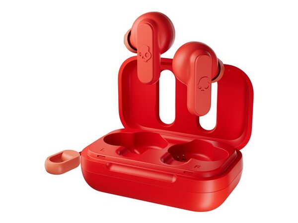 Skullcandy Dime True Wireless -langattomat nappikuulokkeet, punainen