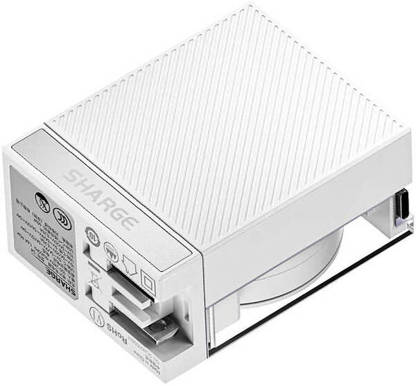 SHARGE Retractable 65W - Virtal&auml;hde, Valkoinen