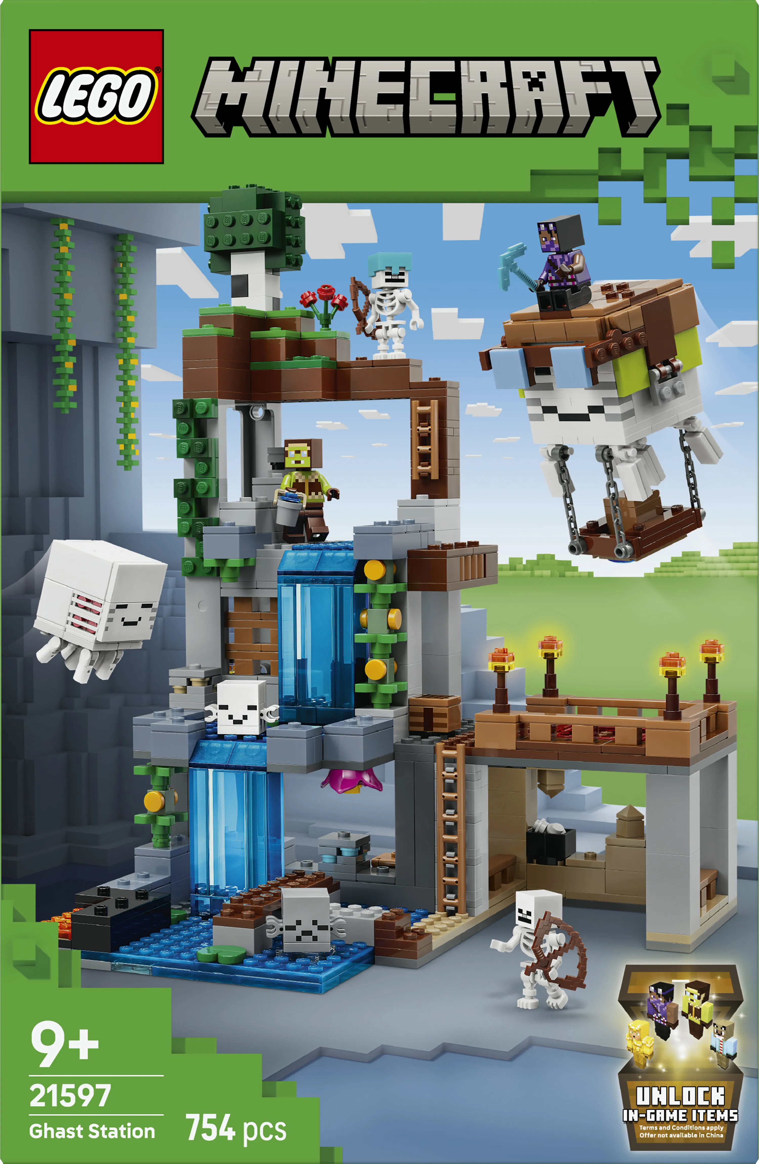 LEGO Minecraft Ghast Station 21597