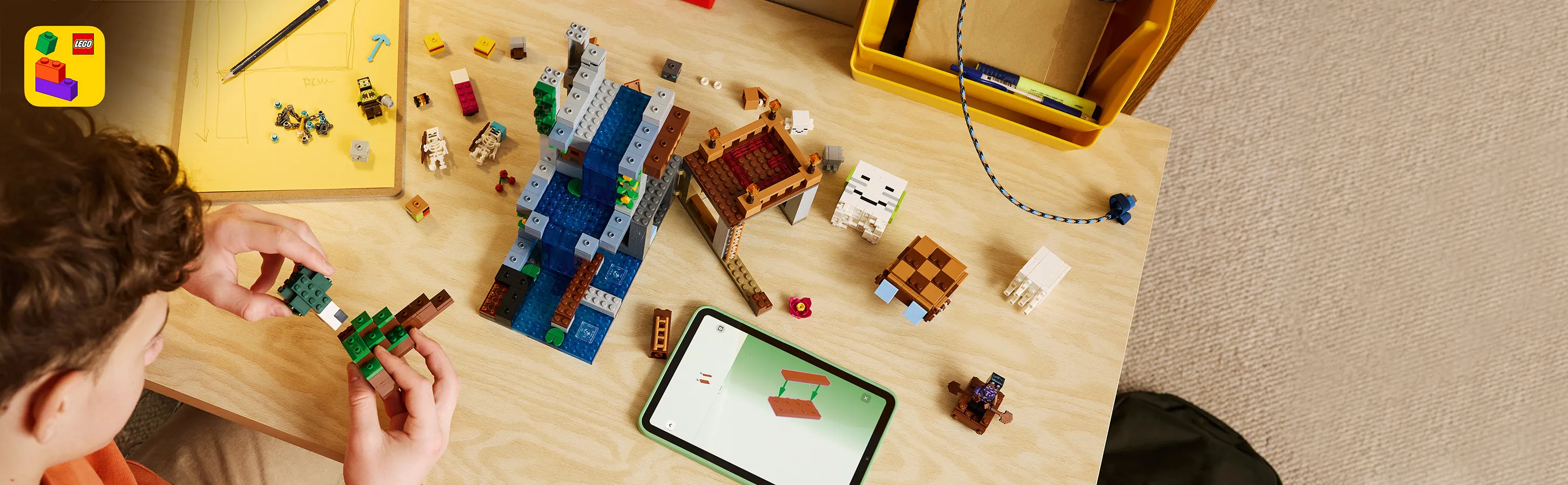 LEGO Minecraft Ghast Station 21597