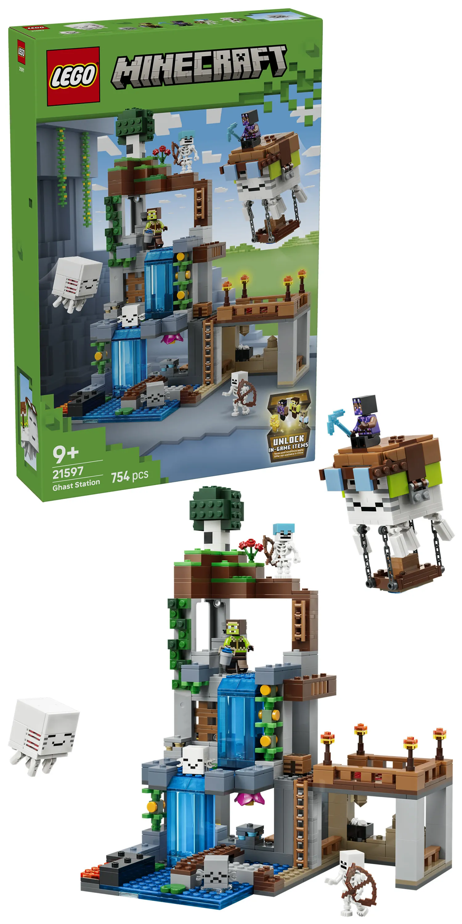 LEGO Minecraft Ghast Station 21597